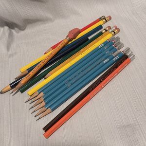 VTG Pencil Lot 16 Faber Dixon Venus Eagle Turquoise Art Drawing Mix